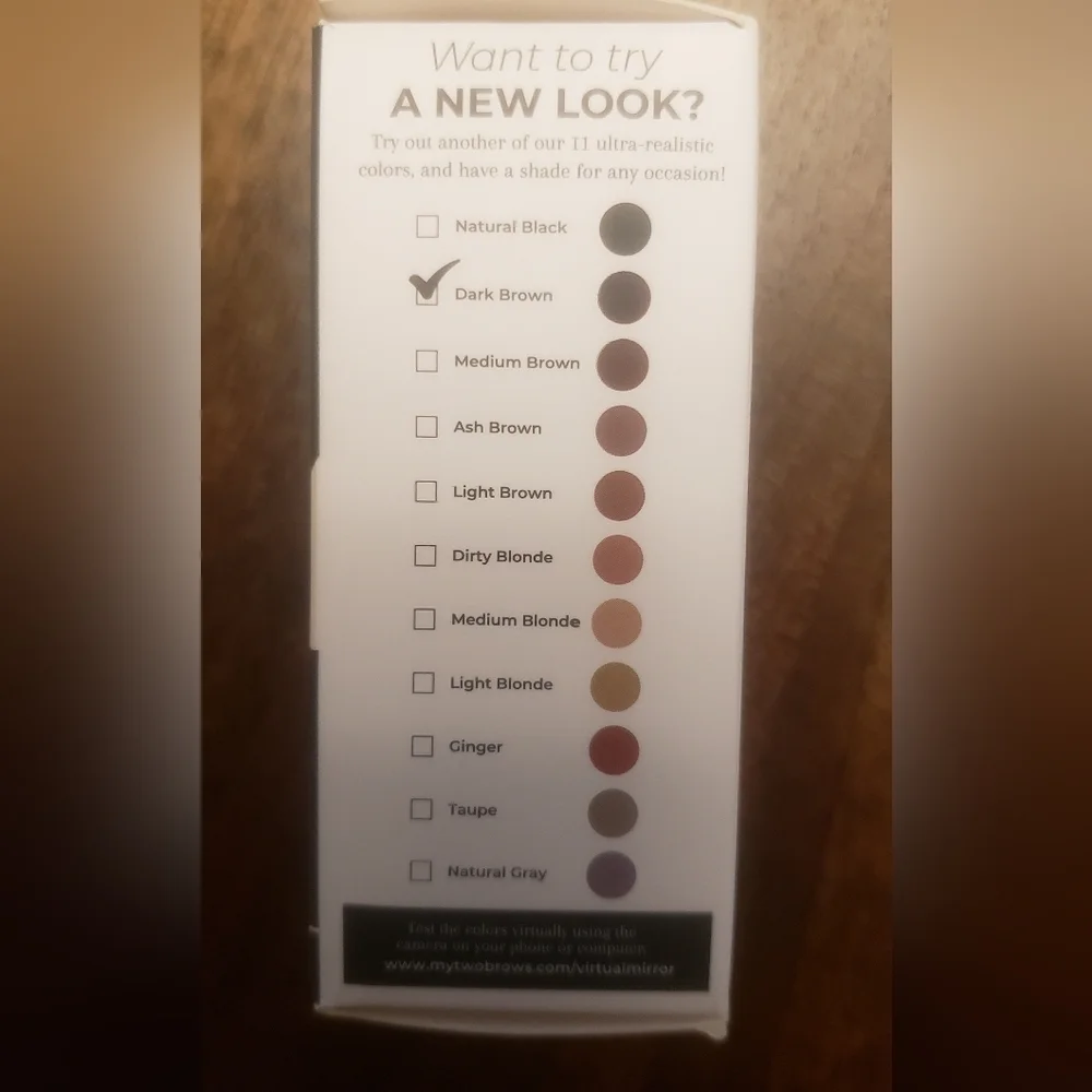 My Two Brows Eyebrow Stamp Dark Brown
